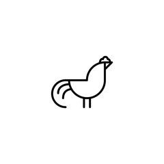 Fototapeta na wymiar chicken, hen icon vector illustration