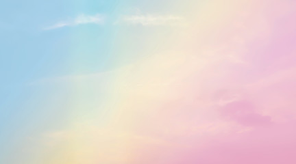 Soft Cloud sky subtle background pastel gradient color for sky cloud nature abstract background .
