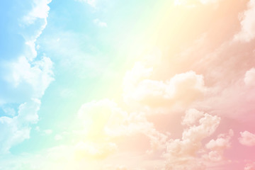 Obraz na płótnie Canvas Soft Cloud sky subtle background pastel gradient color for sky cloud nature abstract background .
