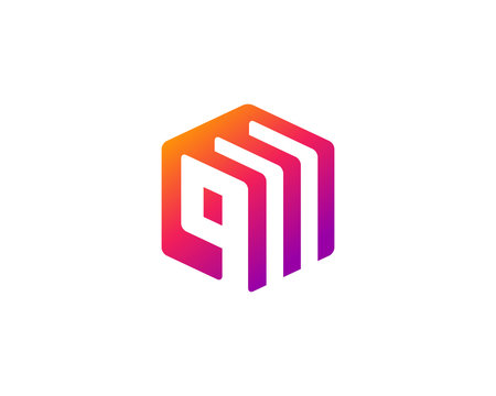 Letter Q document logo icon design template elements