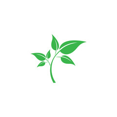green leaf ecology nature element vector