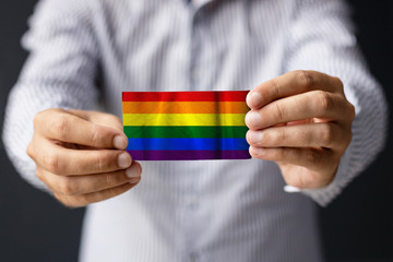 LGBT flag.