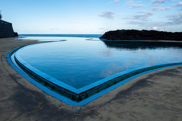 Infinity pool at Porto da Cruz Madeira, Portugal, Europe