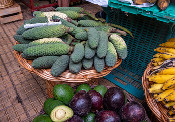 Funchal market Madeira, Portugal, Europe
