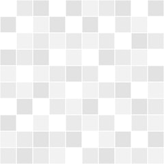 Monochrome light gray geometric square pattern. Vector background