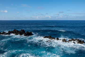 Ocean at Porto Moniz Madeira, Portugal, Europe