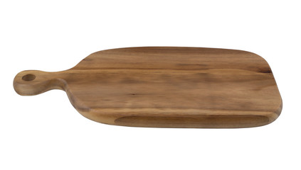 Wooden chopping board isolated