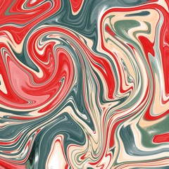 Abstract marble texture in Christmas colors.
