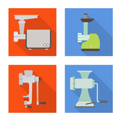 Vector design of technology and kitchen symbol. Collection of technology and device vector icon for stock.