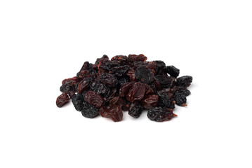 Raisin isolated on white background.