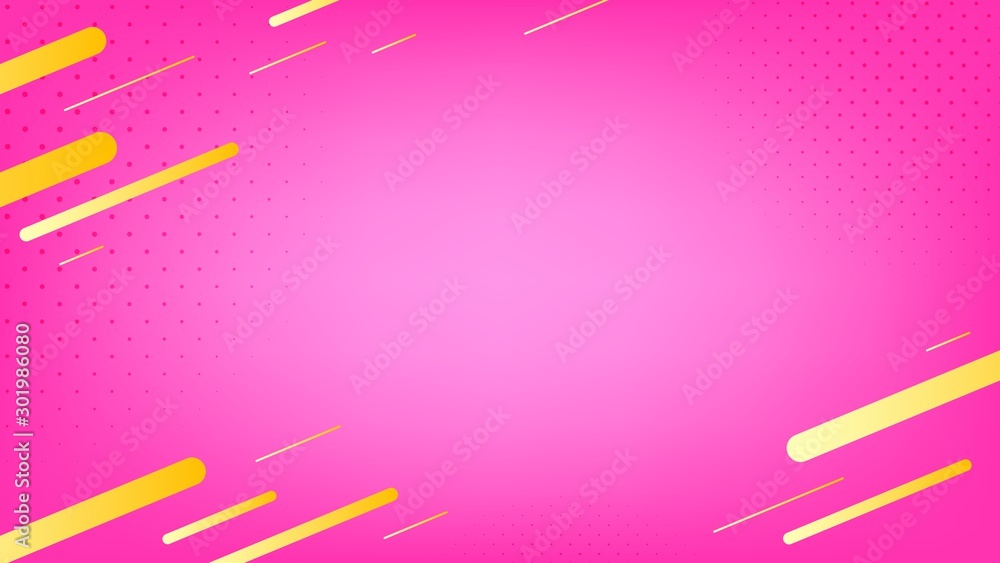 Poster blurred background. geometric shapes. abstract pink gradient design. dynamic shapes background. land