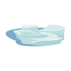 Underwater iceberg vector icon.Cartoon vector icon isolated on white background underwater iceberg.