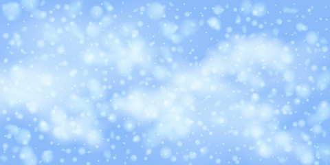 Snowflakes, snowfall.