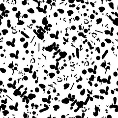 Obraz na płótnie Canvas Abstract black and white repeatable seamless pattern, floral abstract elements on white background in beautiful pattern ornament