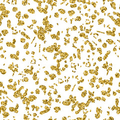 Shiny christmas seamless pattern with repeatable glitter abstract ornament. Sparkles, luxury glitterous decoration in one pattern, for xmas and happy new year wrapping paper and textile