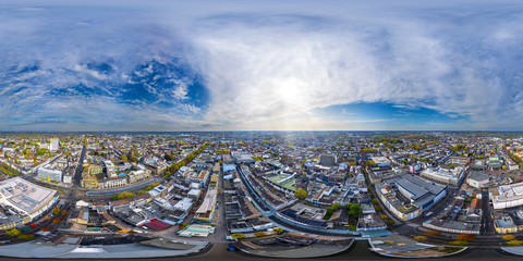 krefeld city downtown germany vr pano 360° x 180°