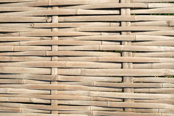 Rattan texture, handcraft bamboo weaving texture background.