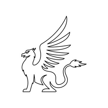 griffon logo vector design template