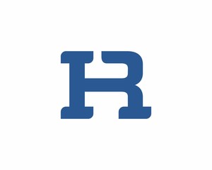 HR OR RH Letter Logo Icon 003