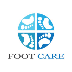 foot Logo Template vector icon