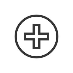 Plus Icon Vector Illustration