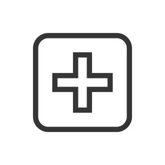 Fototapeta premium Plus Icon Vector Illustration