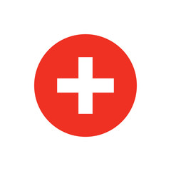 Plus Icon Vector Illustration