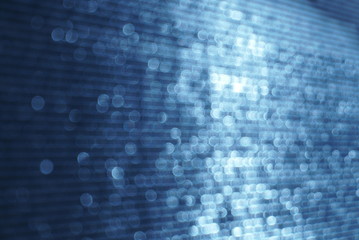 Blue bokeh. Blue bokeh with lines