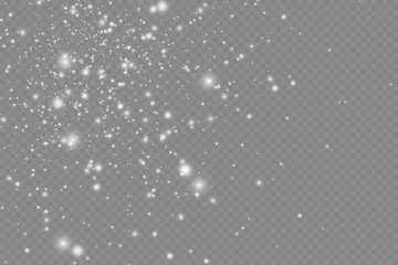 Glow light effect. Vector illustration. Christmas flash. dust