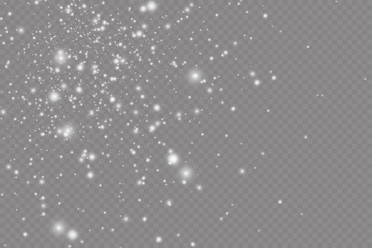 Glow light effect. Vector illustration. Christmas flash. dust