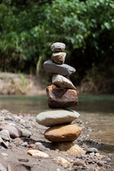 Pyramid of stones