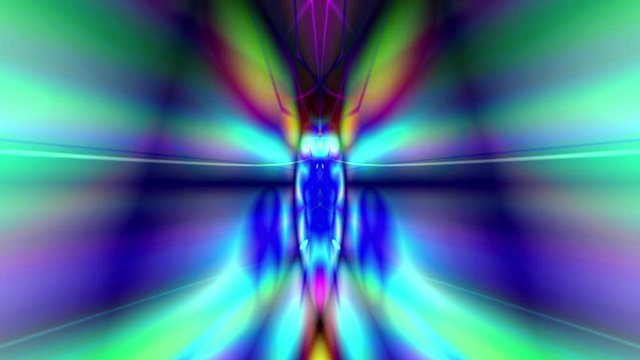 Abstract Cyberspace Animation Background, Loop, 4k