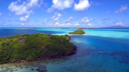 tropical island in the sea