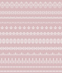 Naklejka premium Set of borders