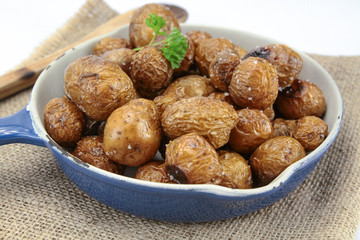 roasted potatoes roasted with salt of guerande