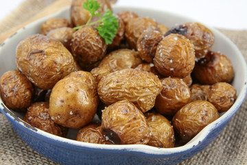 roasted potatoes roasted with salt of guerande