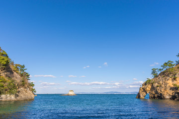 Fototapeta premium 奥松島の嵯峨渓源田浜
