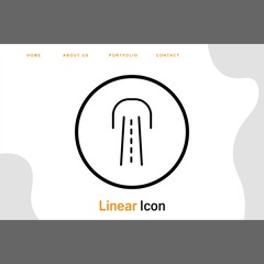  Road Tunnel Icon For Your Design,websites and projects.