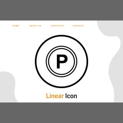 Parking Icon For Your Design,websites and projects..