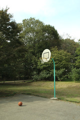 バスケットゴール　栃木県宇都宮市　みずほの自然の森公園
