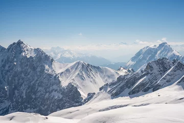 Zugspitze Alpen Schnee Landschaft © Matthias