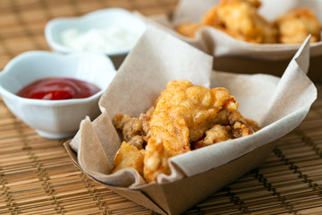 Fried chicken strips