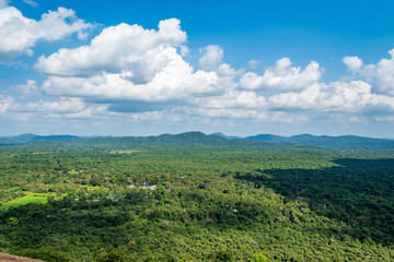 Landscape of Sri Lankan Jungle, Sigiriya, Sri Lanka
