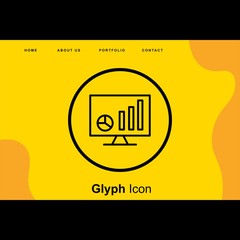 Marketing Statics Icon For Your Design,websites and projects.