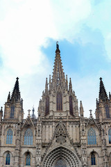Fototapeta premium The cathedral of Barcelona