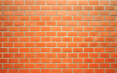 Orange brick wall texture background.vintage modern.