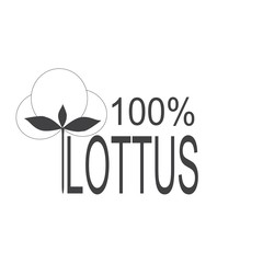 Natural organic cotton, pure cotton vector labels set. Hand drawn, typographic style icons or badges, stickers sign.