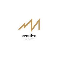 Simple Creative Mountain Design Logo Template. Mountain vector logo