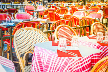Monmartre cafe, Paris, France