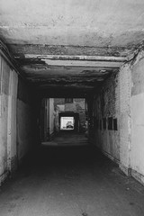 antique arch in the building 